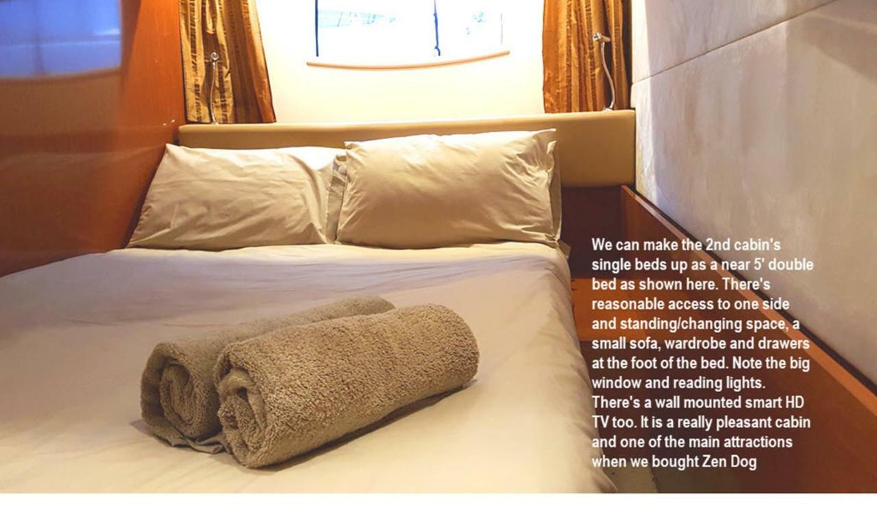Zen Dog Luxury Motor Yacht Hotell Lymington Exteriör bild